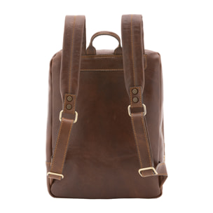 Zaino  unisex In Vera pelle Made in Italy 39x29x10 cm