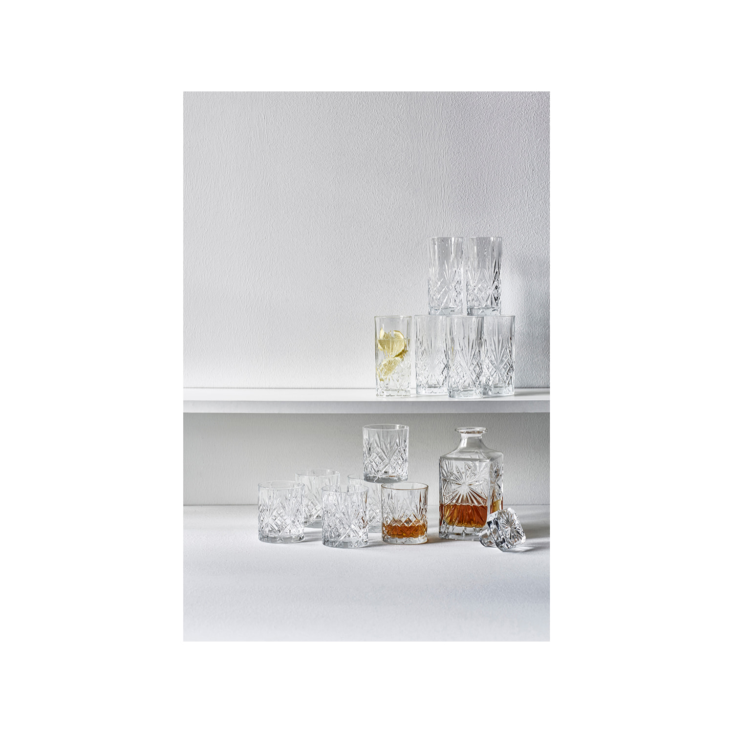 Set de 6 verres à whisky Melodia 31cl