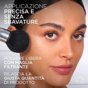 Cipria in Polvere Libera Medium Infaillible 24h Power Glow Fissante Idratante con Nano Perle Luminose
