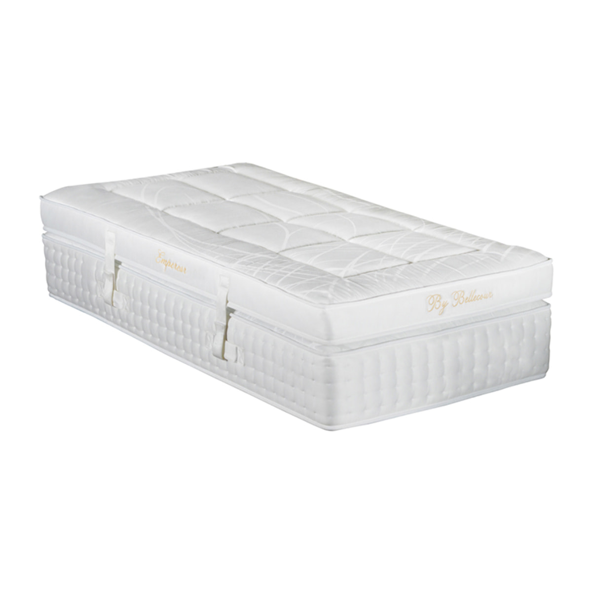 Ensemble Matelas Memoire de forme Empereur avec sommier en bois