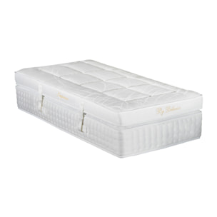 Ensemble Matelas Memoire de forme Empereur avec sommier en bois