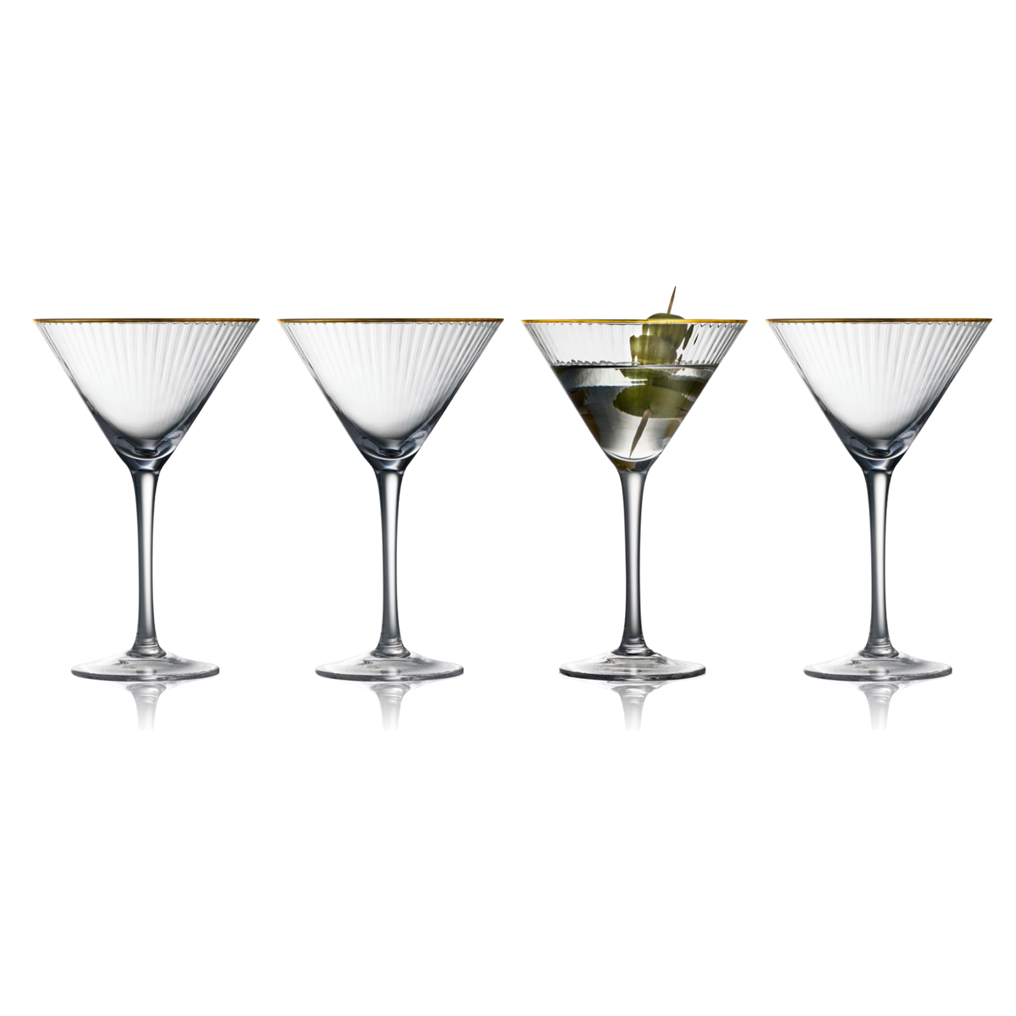 Verre à martini Palermo Gold