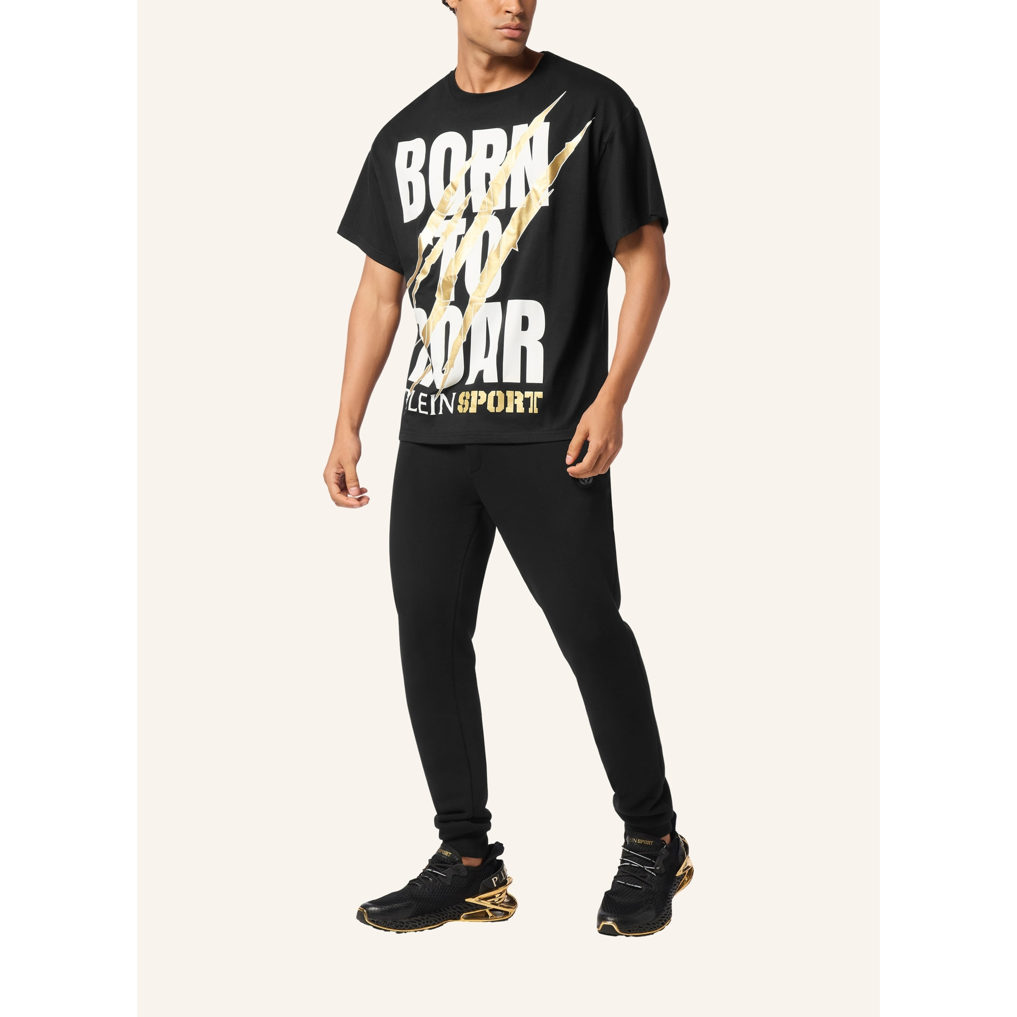 PLEIN SPORT T-shirt girocollo a maniche corte SCRATCH