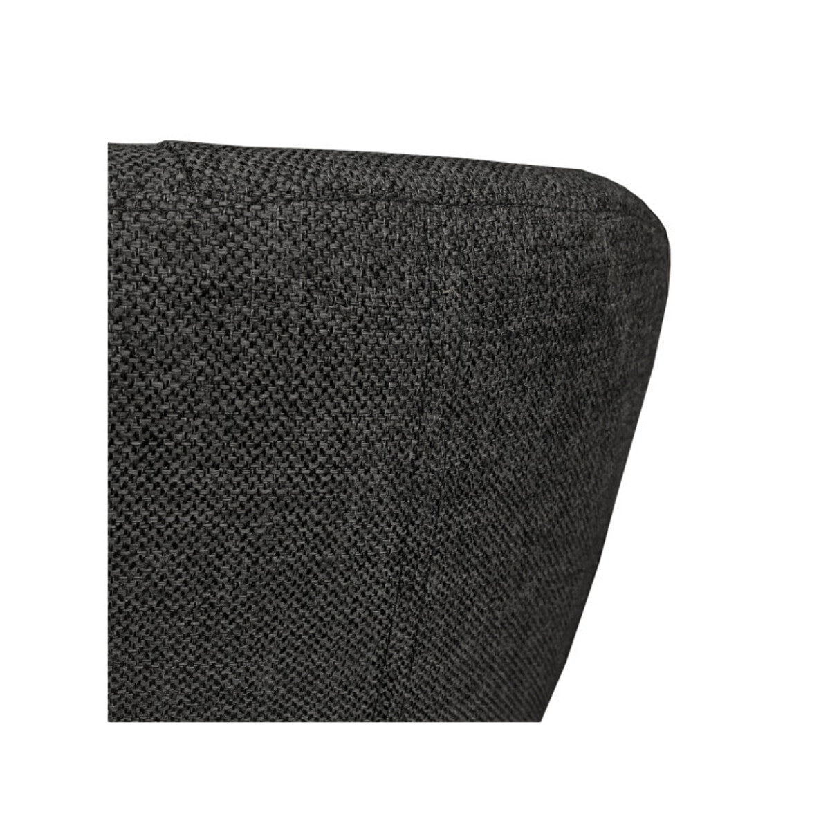 Fauteuil en tissu gris anthracite pivotant - ROMANE