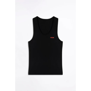 Camiseta tirantes mujer TEAM negro