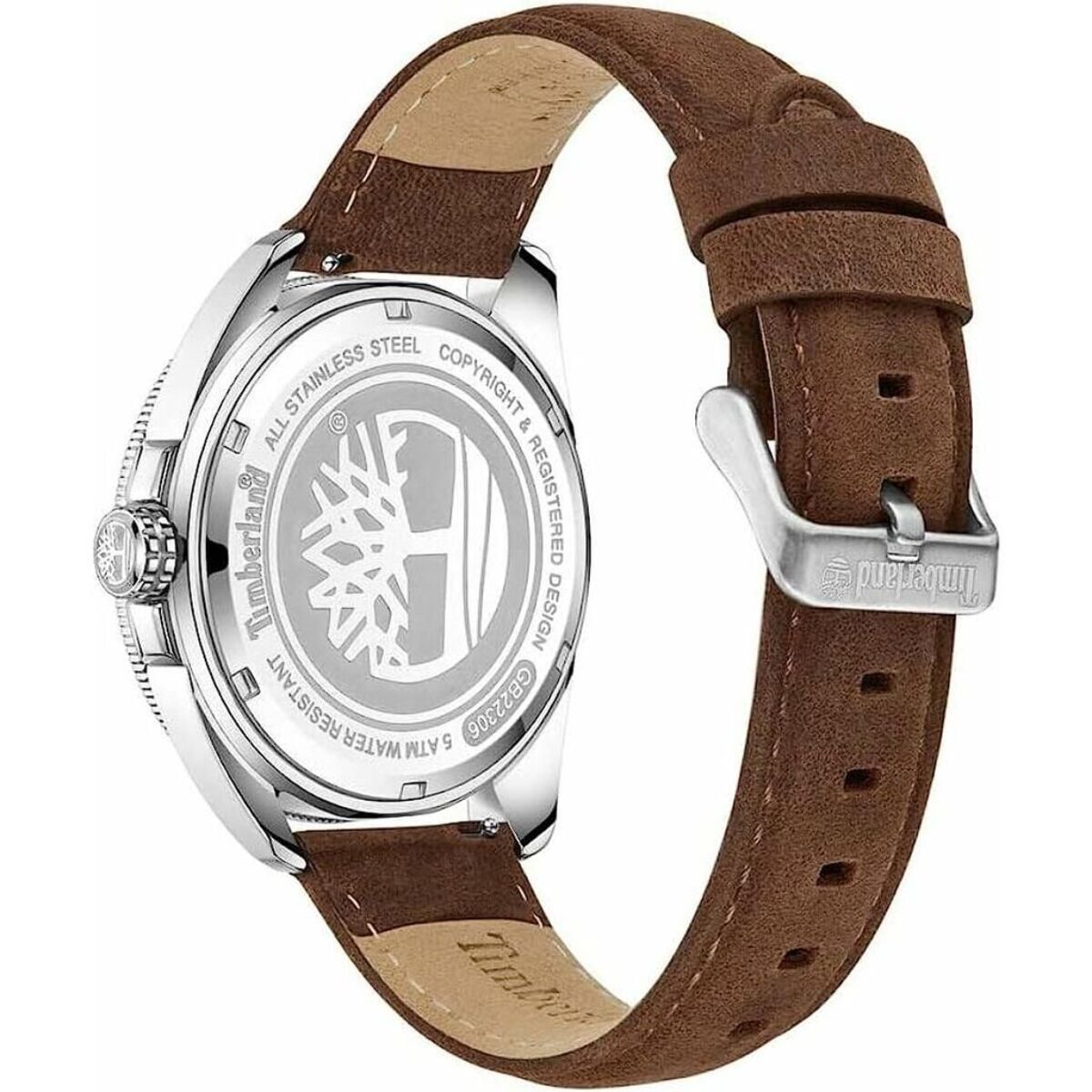 Reloj Timberland TDWGB2230602 Hombre Analogico Cuarzo con Correa de Cuero