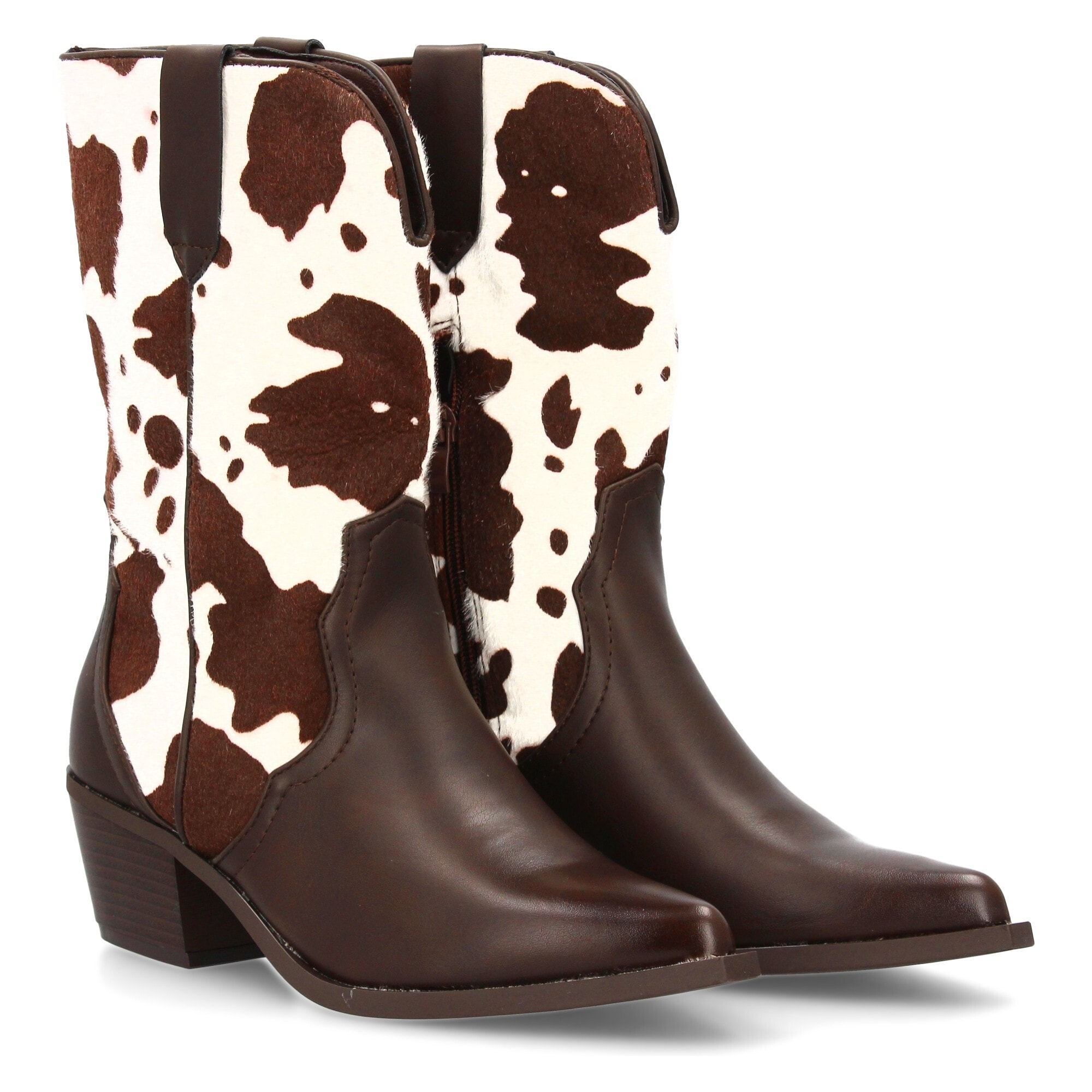 Botín campero con estampado animal