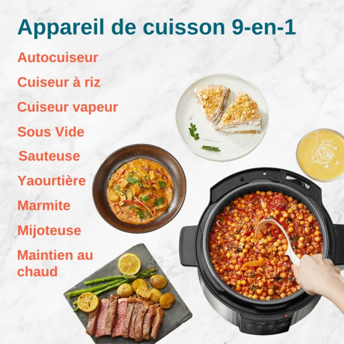 Multicuiseur COSORI 5.7Litre Pressure CookerKAAPPCCSNEU0007Y