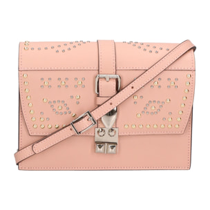 Borsa a tracolla donna - Modello Elyse - Vera pelle - 24.0 x 17.0 x 7.0 cm