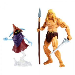 Masters Of The Universe: Revelation Masterverse Action Figures 2022 Deluxe Savage He-Man & Orko 18 Cm Mattel