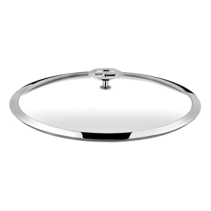 Universel - Tapa de 32 cm de vidrio templado y acero inoxidable