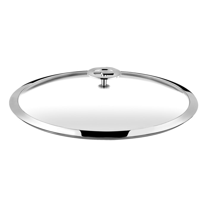 Universel - Tapa de 32 cm de vidrio templado y acero inoxidable
