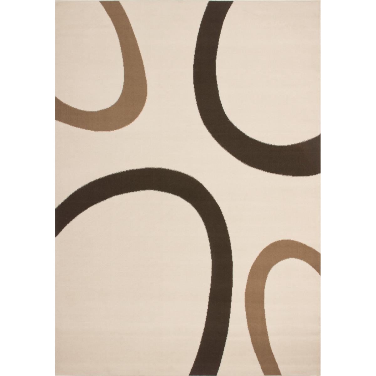 Tapis salon et chambre tissé motif rond FIHA