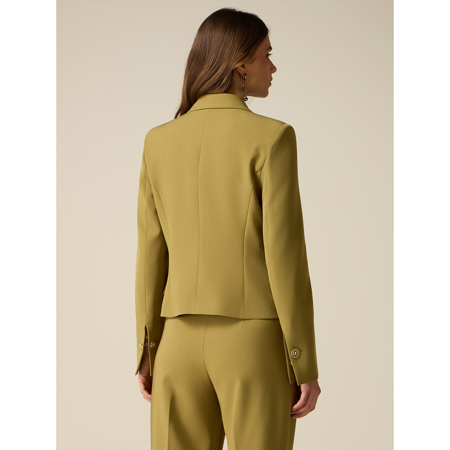 Oltre - Blazer corto monopetto - Verde