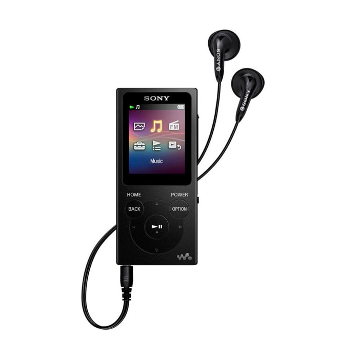 SONY NWE394B NEGRO REPRODUCTOR MP3 CON PANTALLA DE 1.77''