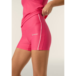 Leggings shorts Vita Alta con bordature a contrasto