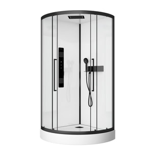 Cabine de douche 1/4 de cercle ROND - 90x90x217cm - FACTORY 2 ROUND