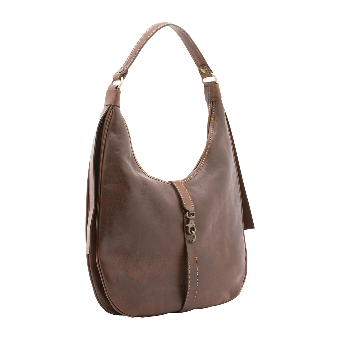 Borsa a spalla  unisex In Vera pelle Made in Italy 38x28x10 cm