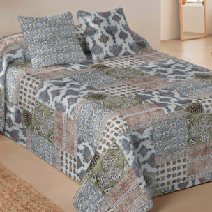 Colcha Bouti Estampada - 2/3 Piezas - 100% Poliéster - Microfibra - 70 gr/m² - Indian