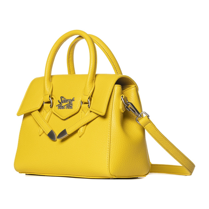 Borsa a mano da donna - Modello Eolara Chic - 100% poliuretano - 25.5 x 22.5 x 9.0 cm