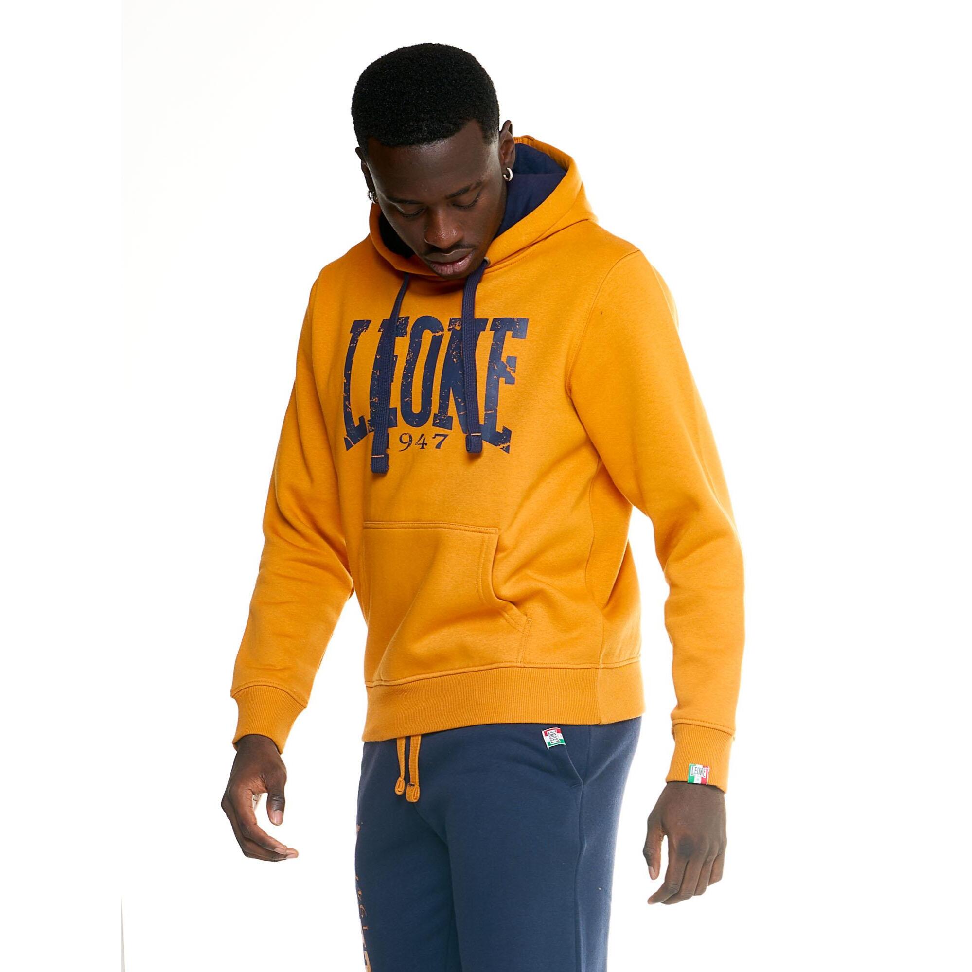Chándal de invierno cepillado con capucha para hombre Leone Basic Vintage