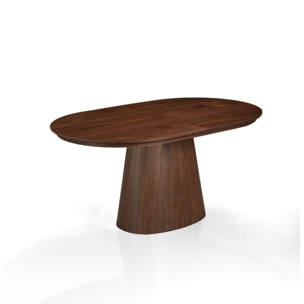 Table à manger extensible Tomasucci RAUMA, en MDF finition noyer, 160/200/240 × 100 × 75,5 cm
