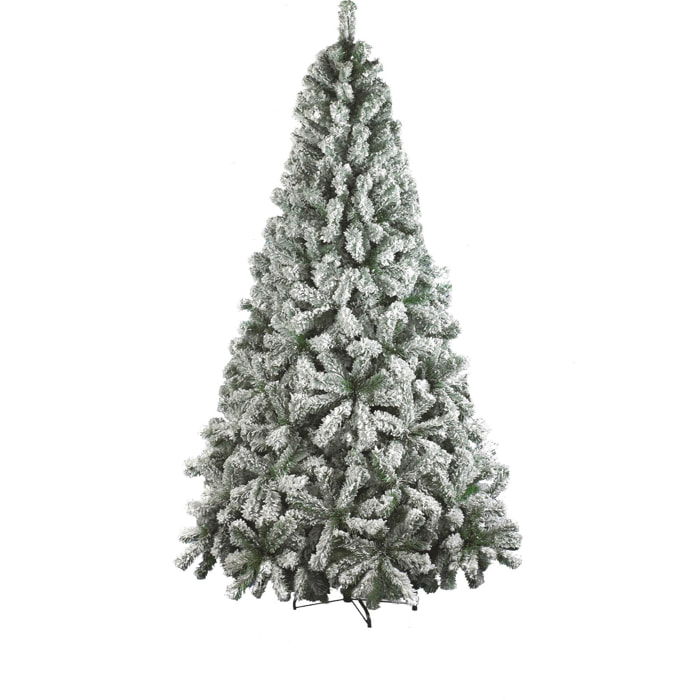 Albero di Natale ''Maria'', Altezza 180 cm, Imbiancato, Extrafolto, 644 rami, 100x100x180 cm