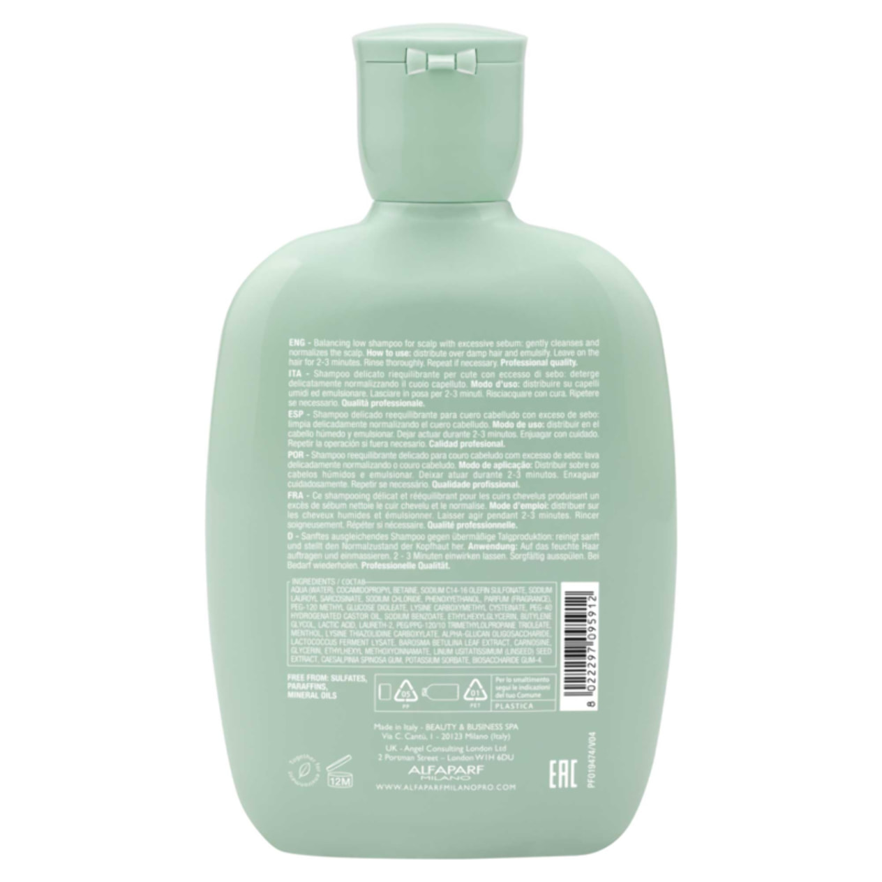 ALFAPARF MILANO Semi Di Lino Balancing Low Shampoo 250ml