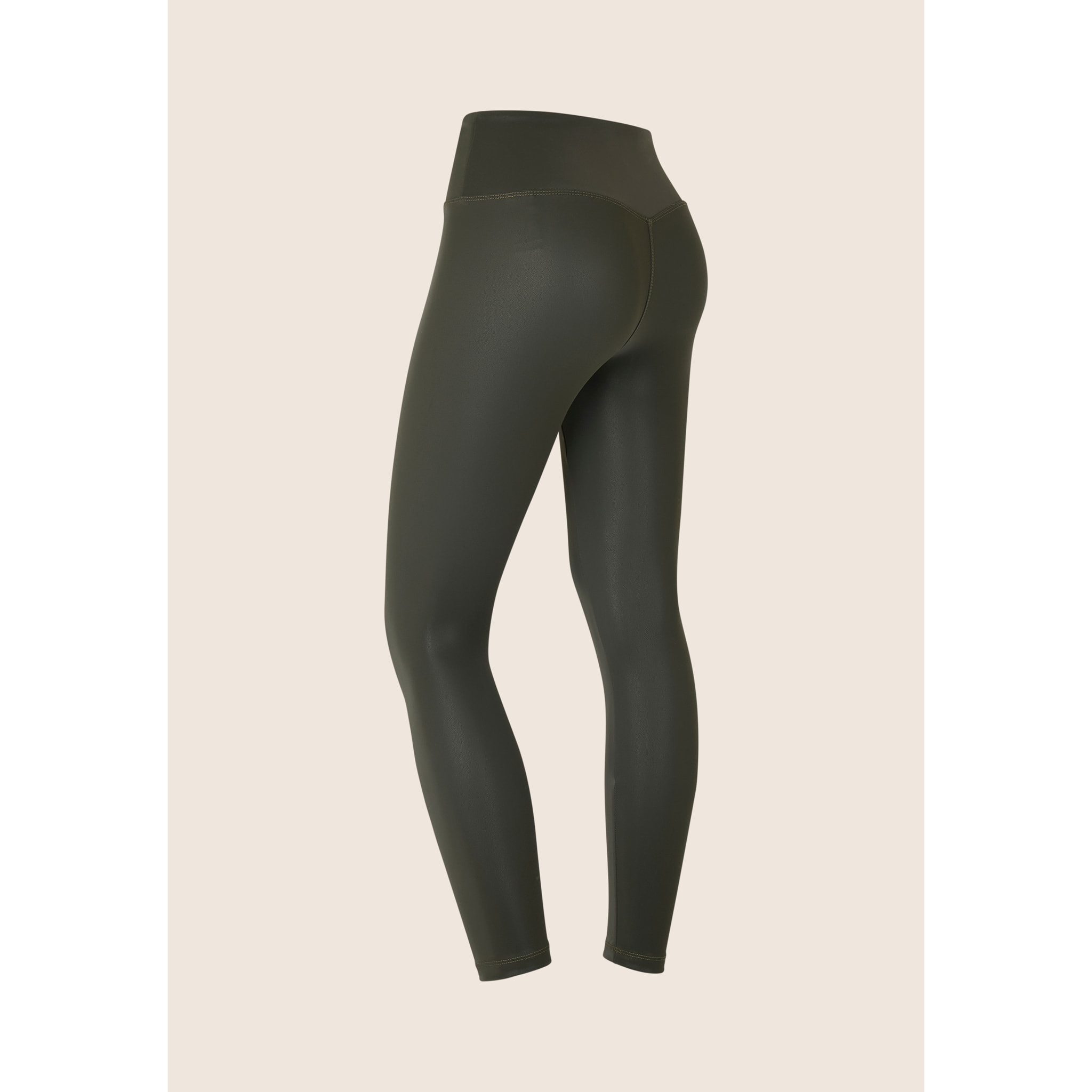 Leggings Sportivi 7/8 Traspiranti con Vita Alta