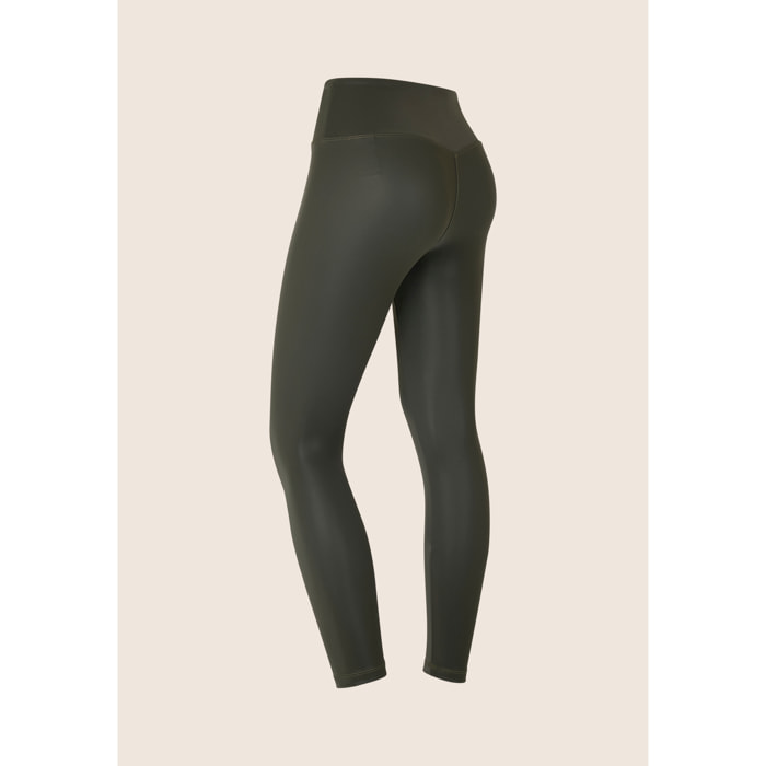Leggings Sportivi 7/8 Traspiranti con Vita Alta