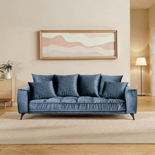 Canapé Tissu Droit Altamo - 3 Places