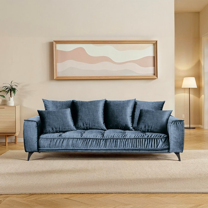 Canapé Tissu Droit Altamo - 3 Places