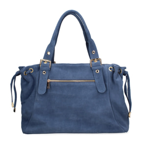 Borsa a mano da donna Made in Italy - Modello Celeste Plus - 100% pelle - 20.0 x 28.5 x 41.0 cm