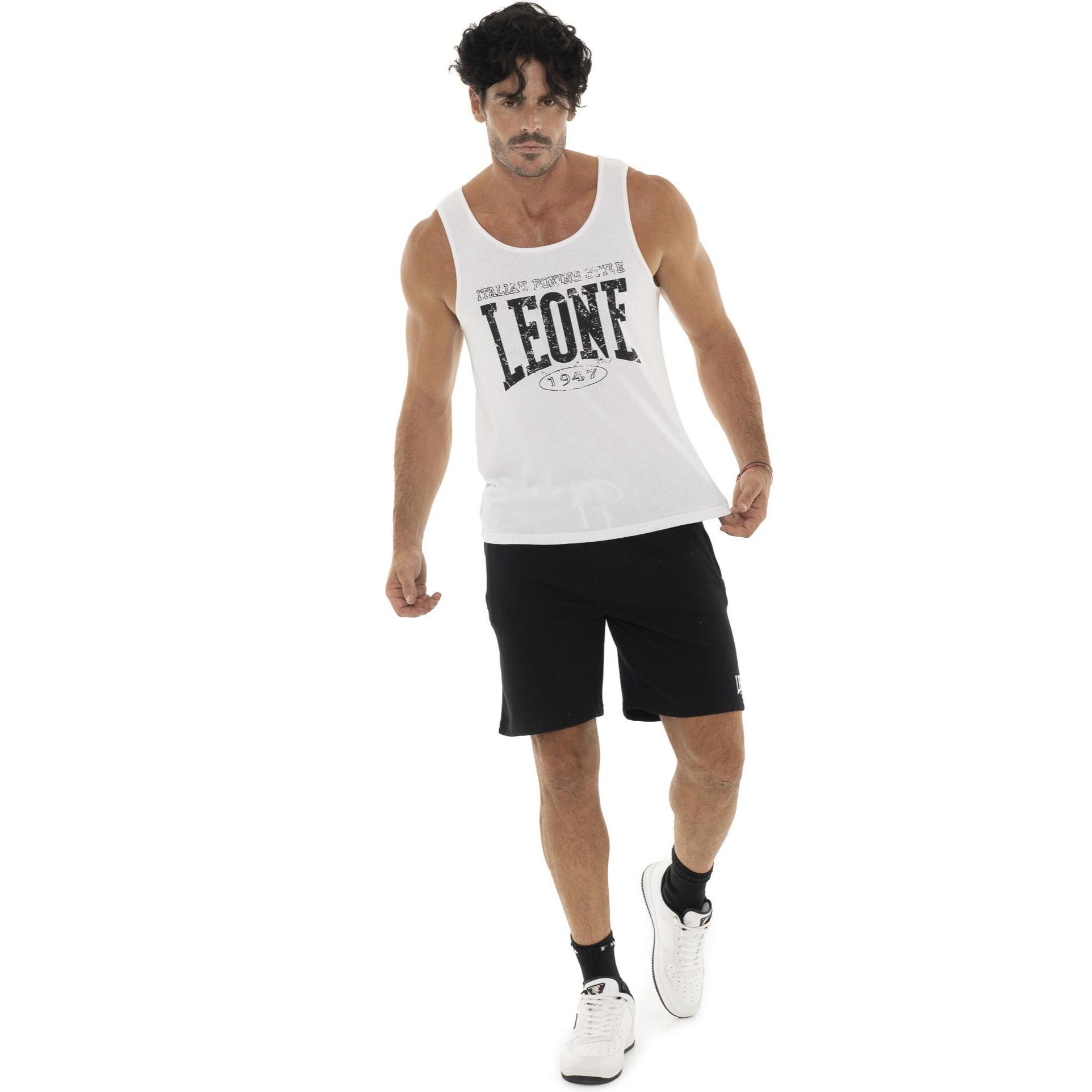 Camiseta de tirantes de algodón elástico para hombre Leone Boxing Legend