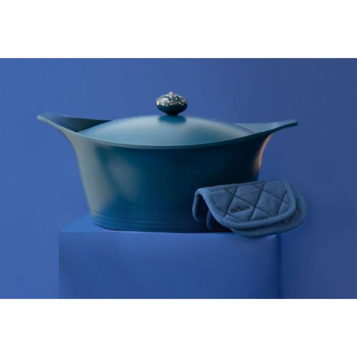 Cocotte COOKUT Coffret l'incroyable 24cm - Myrtille