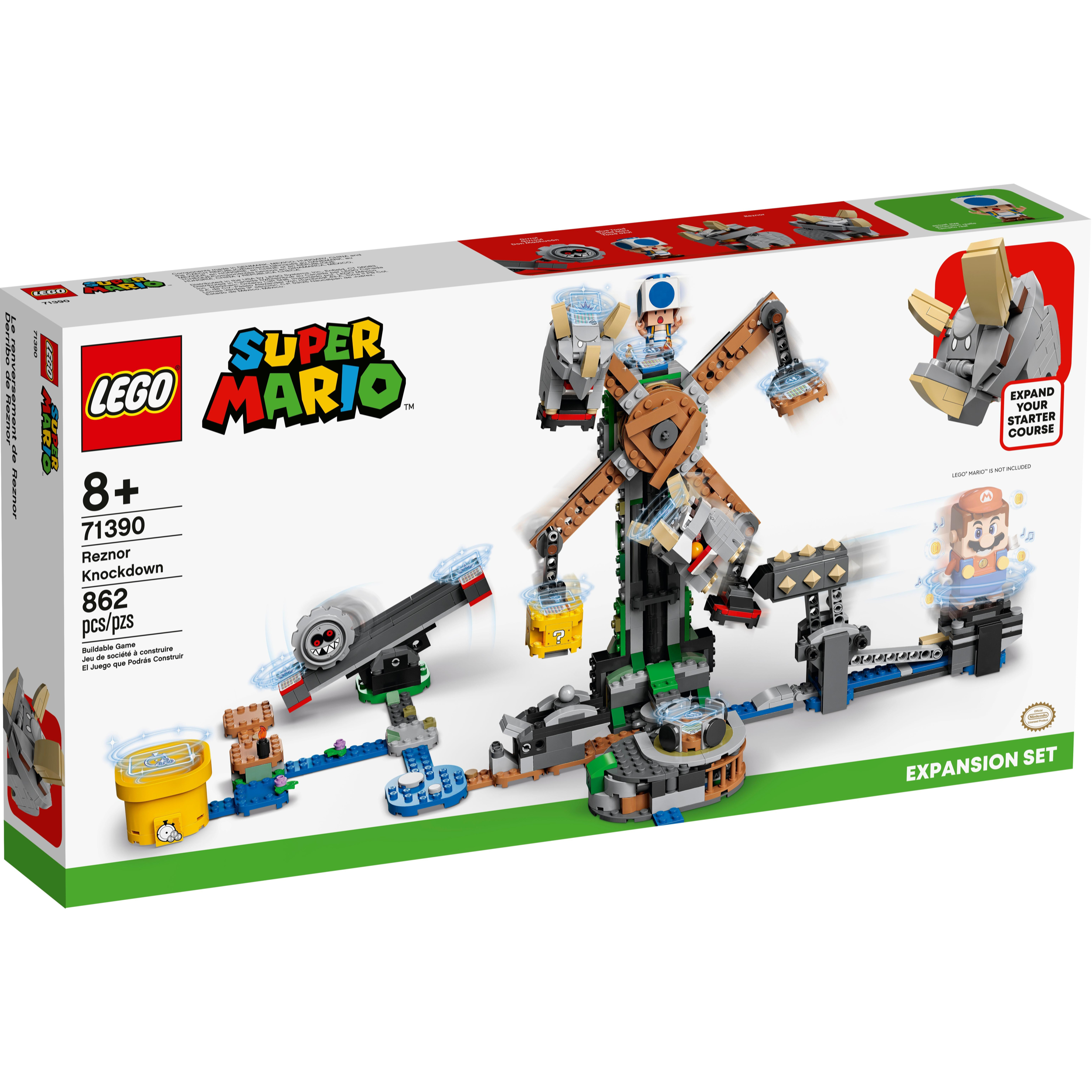 LEGO SUPER MARIO 71390 - L'ABBATTIMENTO DEI REZNOR - PACK DI ESPANSIONE