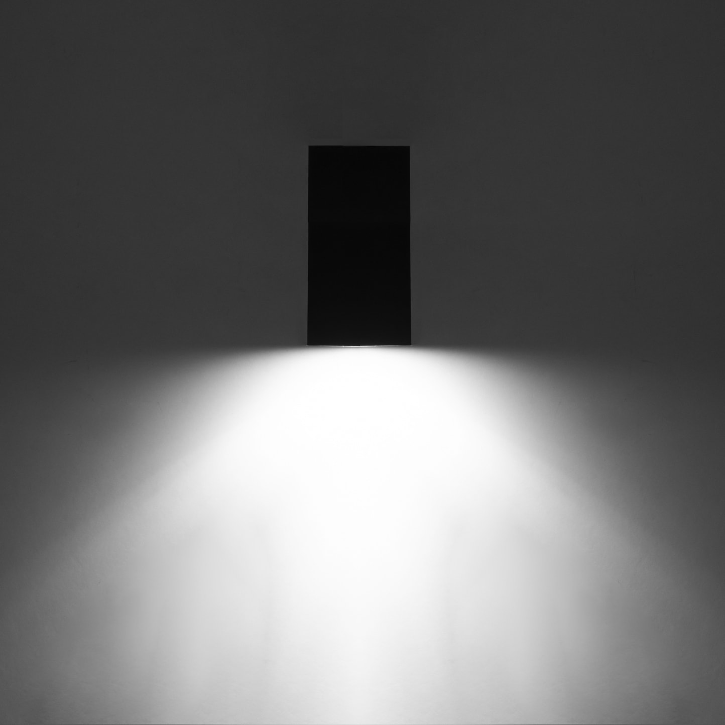 FORLIGHT Aplique Ip44 Kubo Single Emission Gu10 7W Negro