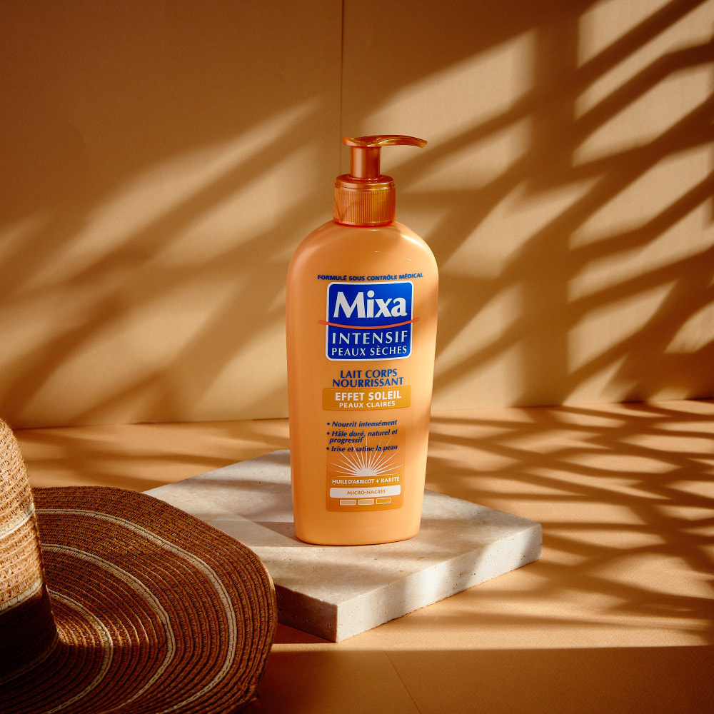 Mixa Lait Corps Effet Soleil peaux mates 250ml
