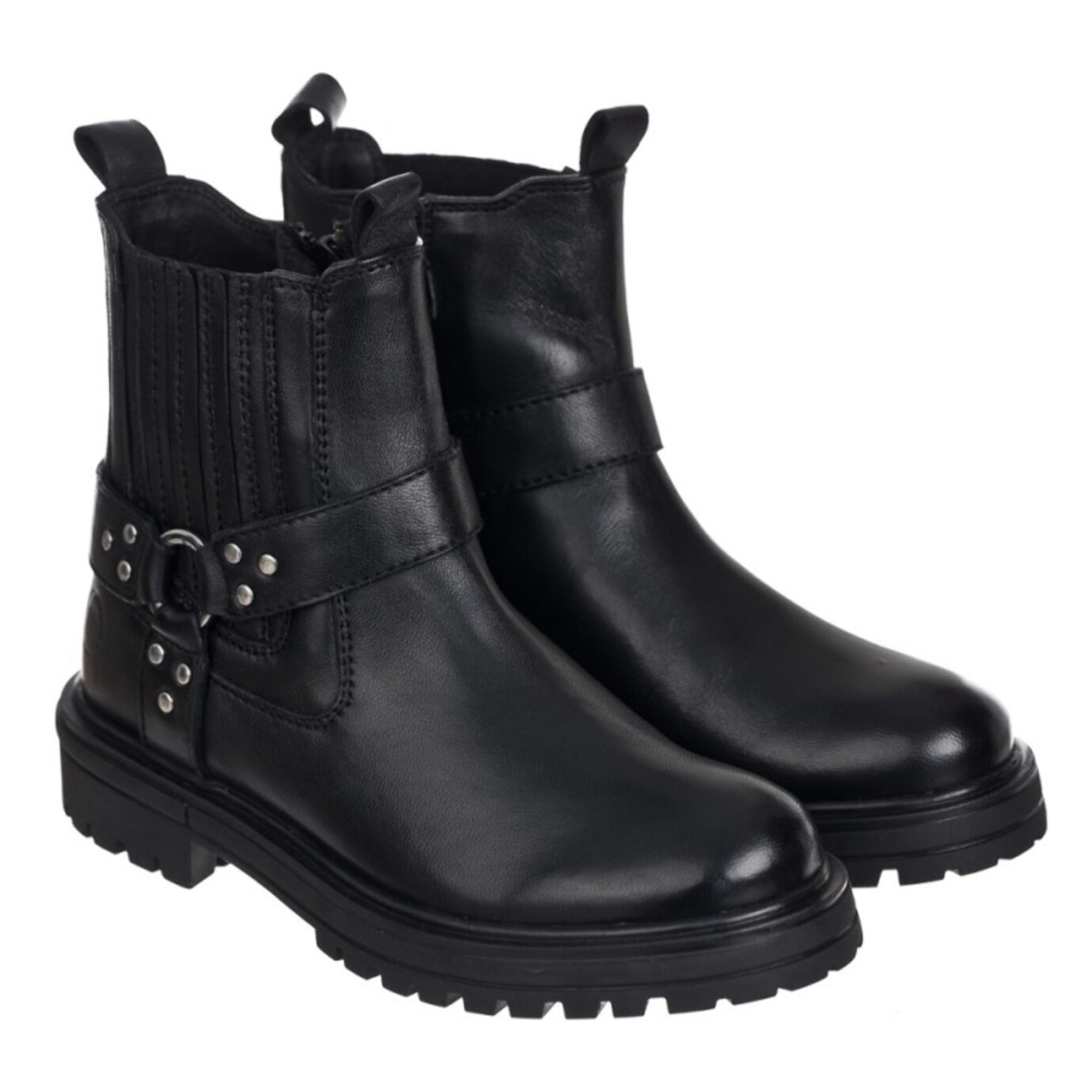 Botin con elastico - Piel