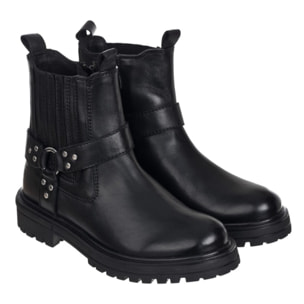 Botin con elastico - Piel