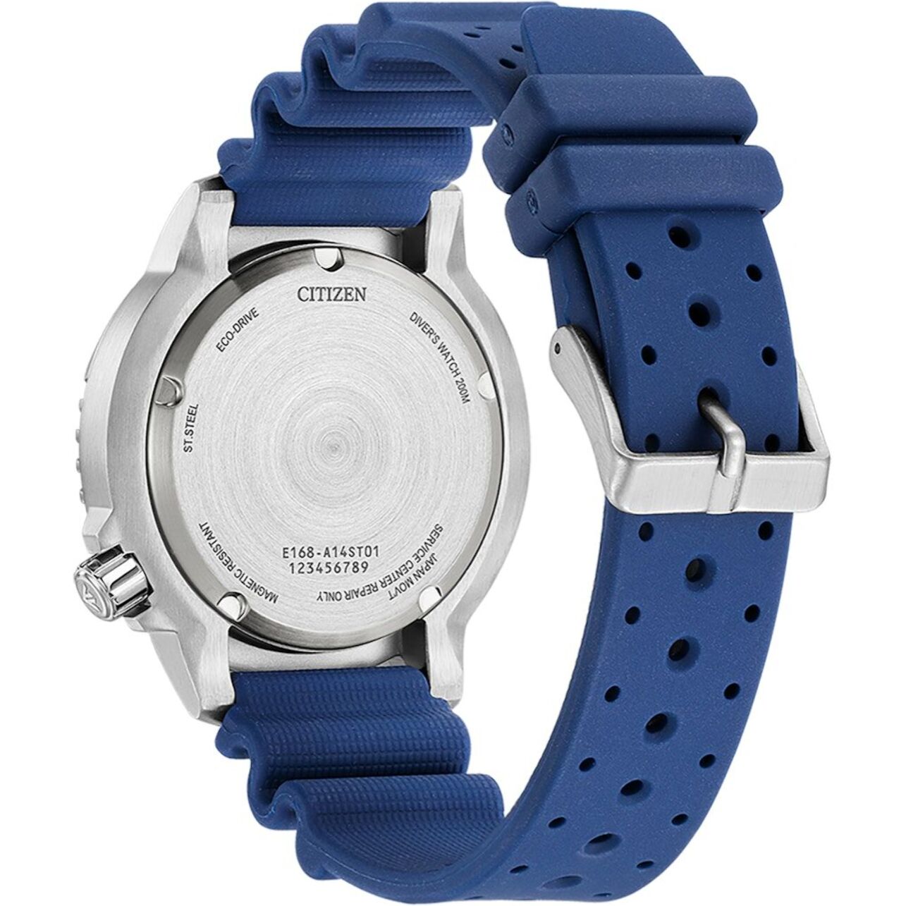 Reloj Citizen BN0168-06L Hombre Analogico Solar con Correa de Caucho