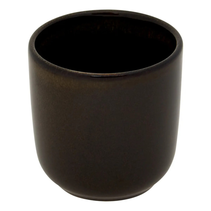 Tasse Terre inconnue marron tonka D6,7xp5,5cm