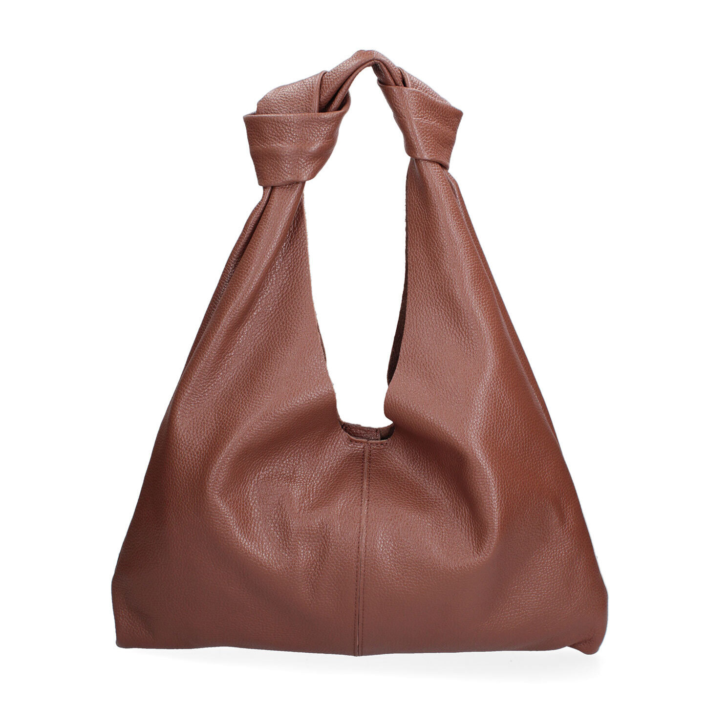 Borsa a spalla da donna In Vera pelle Made in Italy 40x42x2 cm