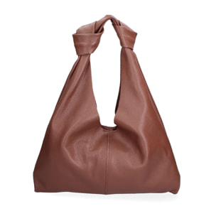 Borsa a spalla da donna In Vera pelle Made in Italy 40x42x2 cm