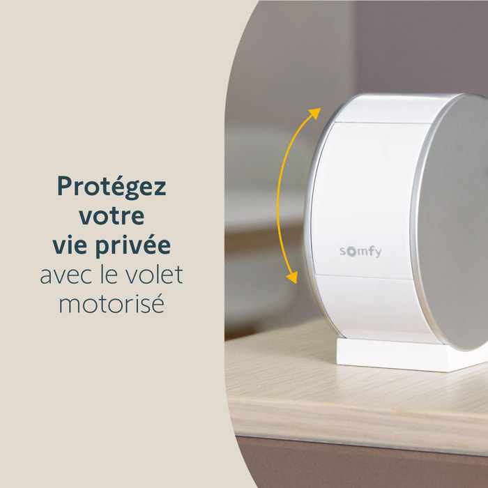 1 caméra intérieure Somfy Indoor Camera et 1 extérieure Somfy Outdoor Camera blanche - Somfy Protect