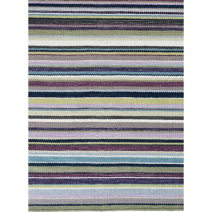 Tapis kilim fait main en laine motif géométrique