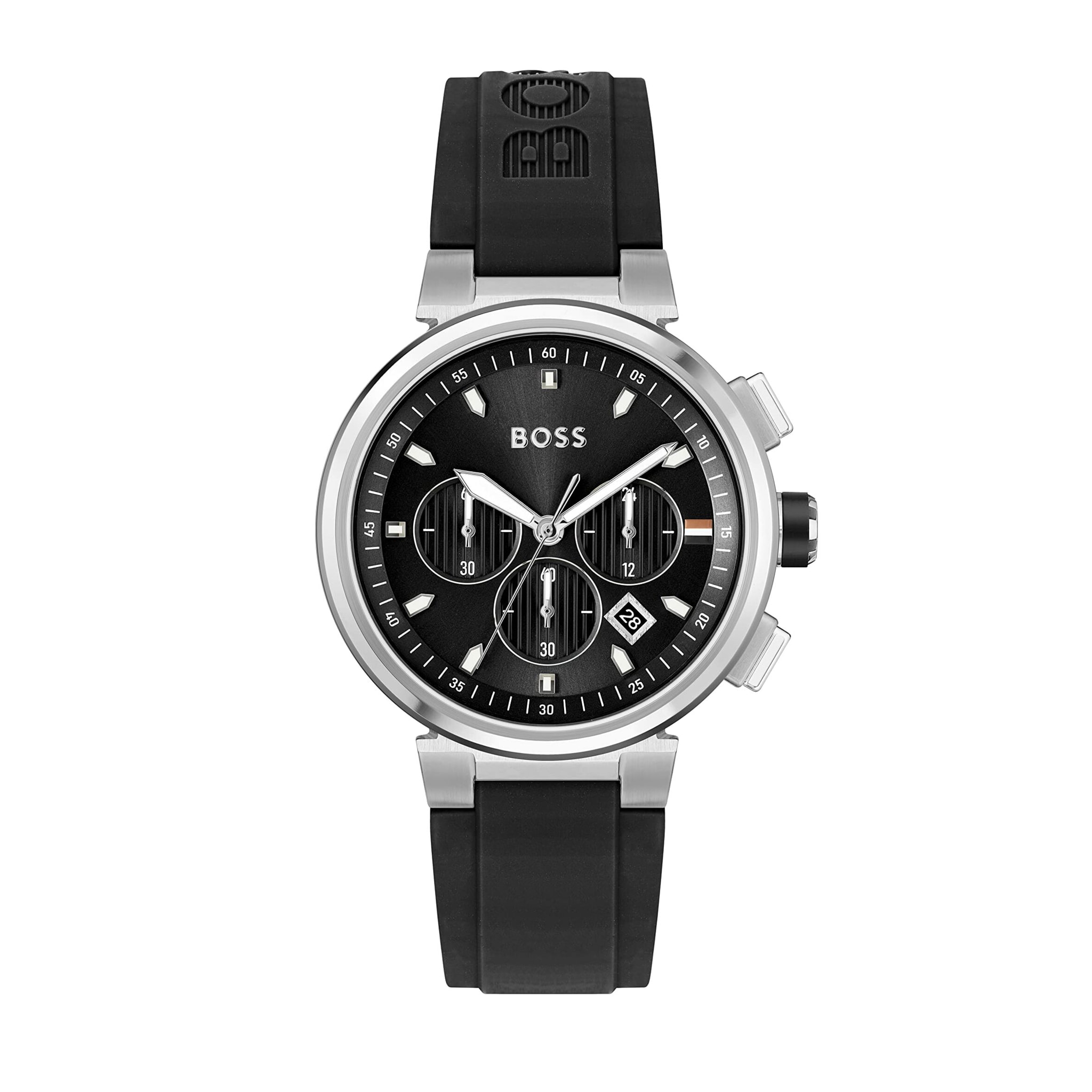 Reloj Boss 1513997 Hombre Analogico Cuarzo con Correa de Silicona