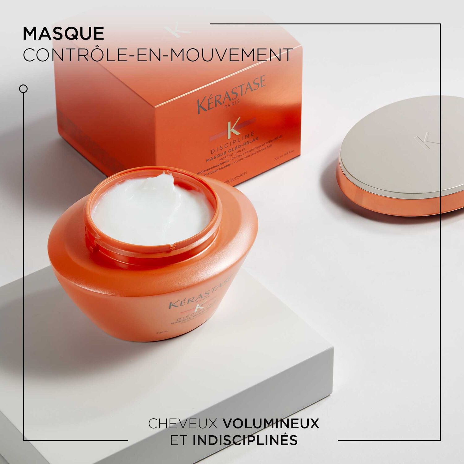 Discipline Oleo-Relax - Masque anti-frisottis pour cheveux indisciplinés 200 ml