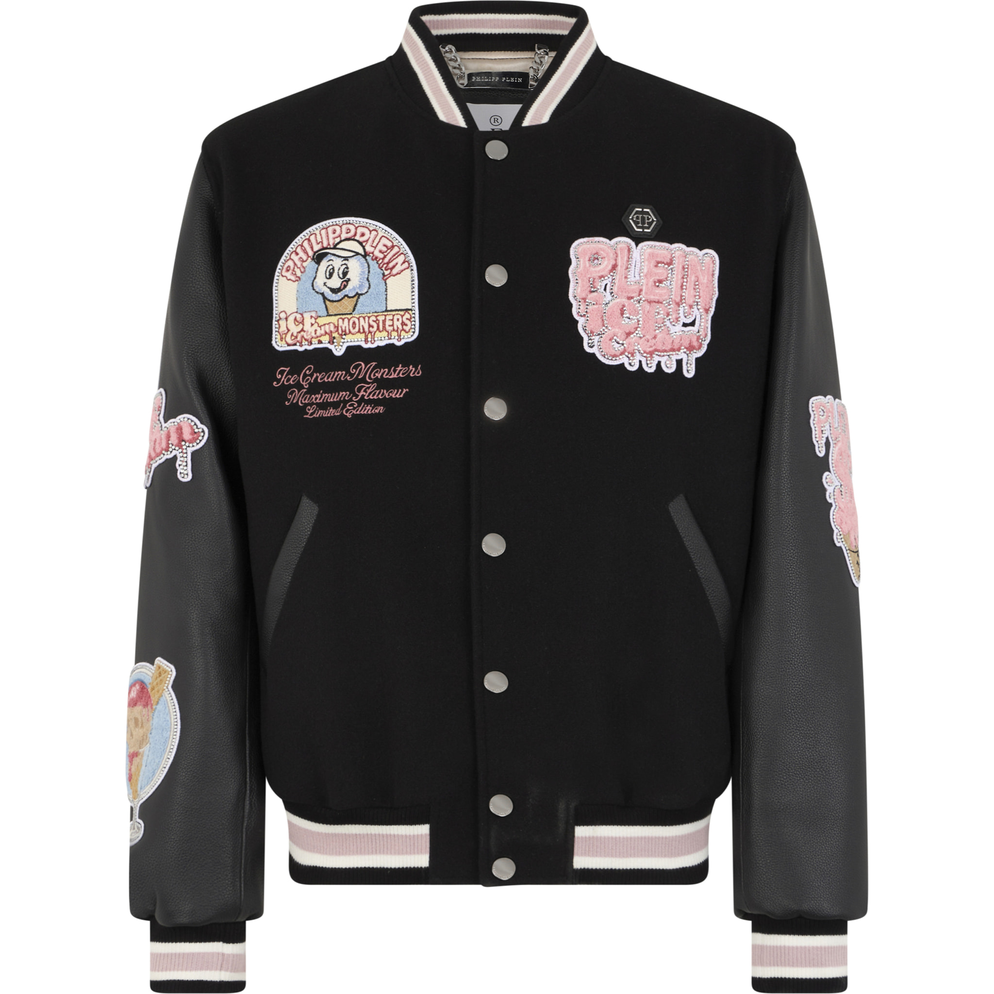 PHILIPP PLEIN College Bomber Ice Cream Monsters