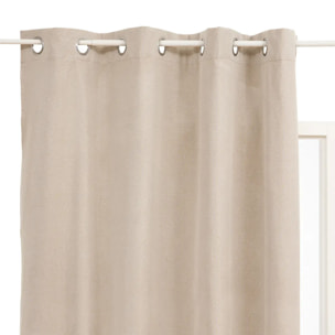 Rideau occultant Darla 140x260cm beige
